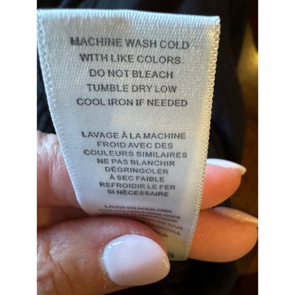 Good American Bodysuit Women Small Black‎ Ribbed Knit Square Neck Thong Gothic - Picture 11 of 12